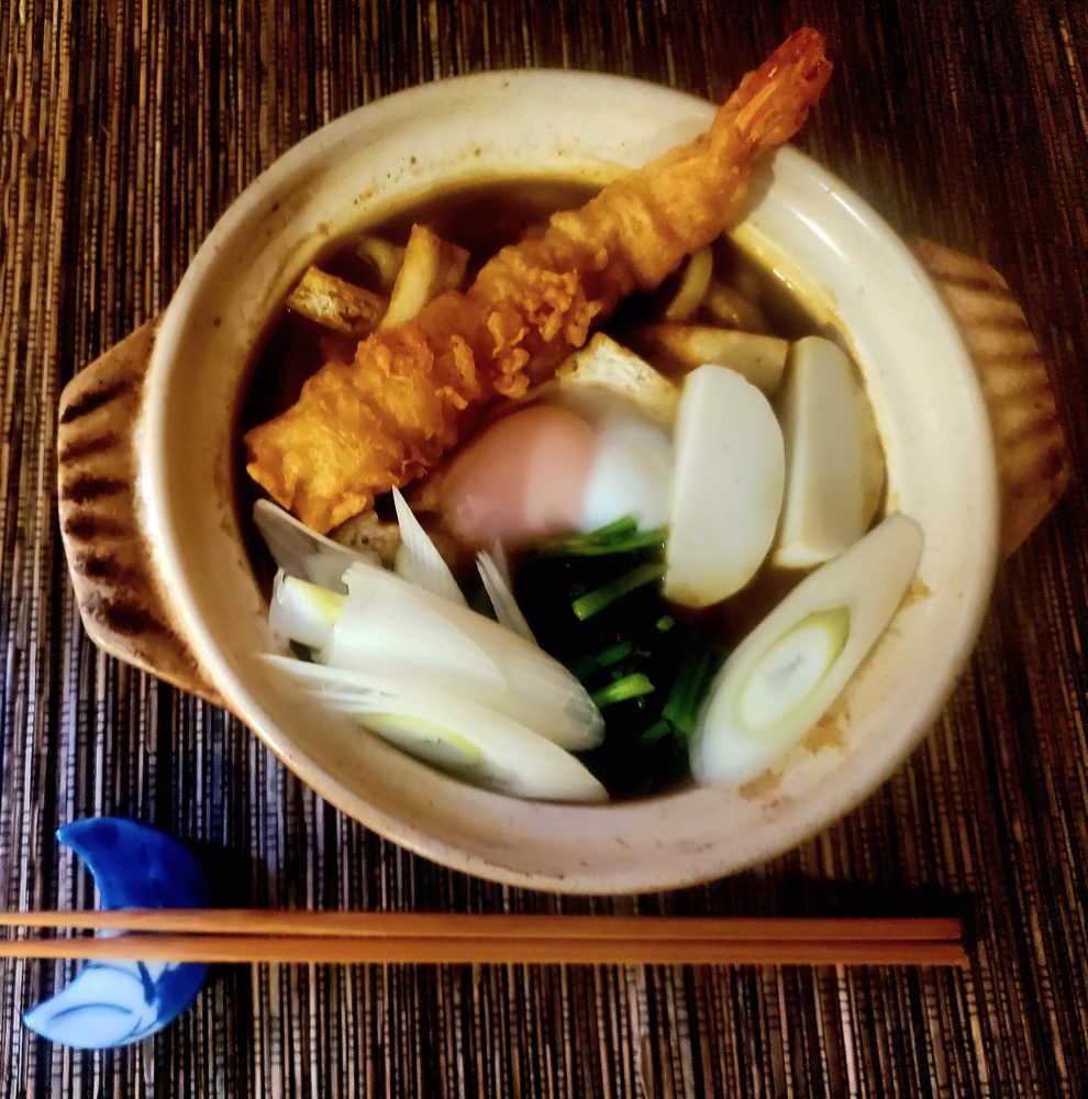 鍋焼きカレーうどん